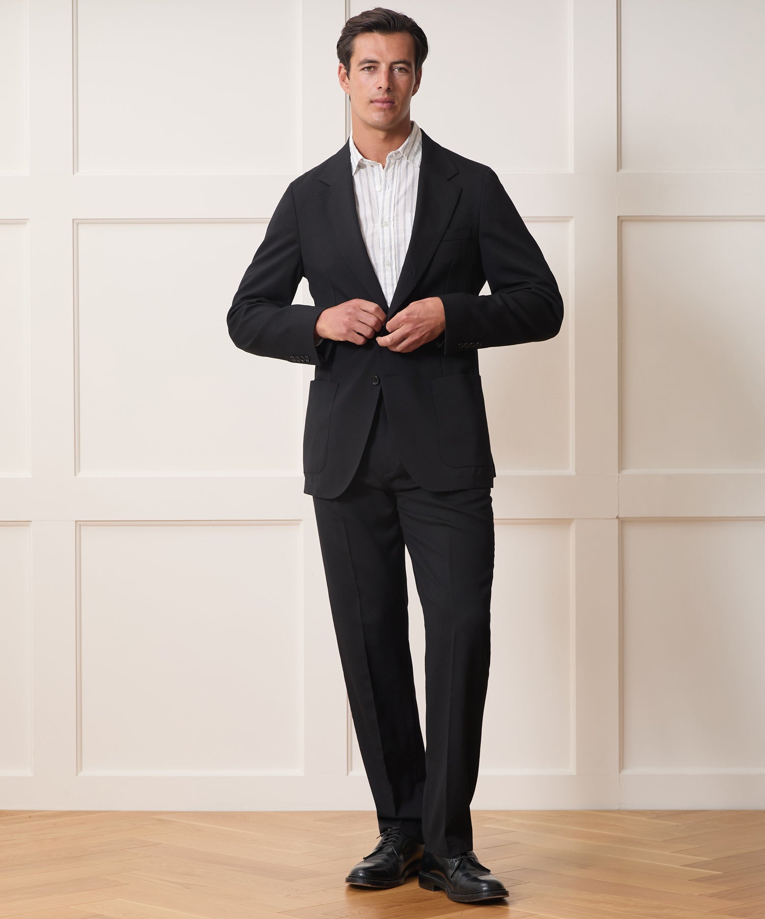 Italian Gabardine Side Tab Trouser