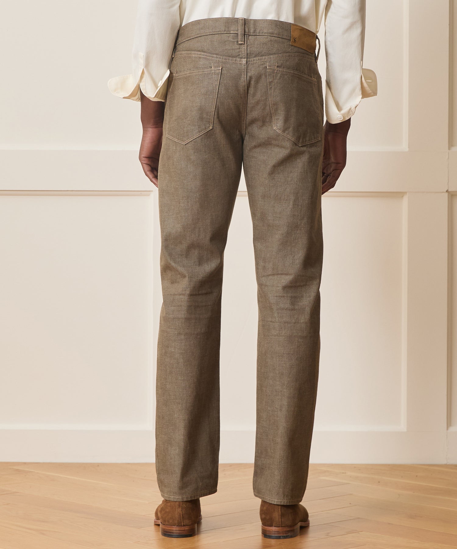 Straight Fit Lightweight Japanese Selvedge Jean in Whiskey