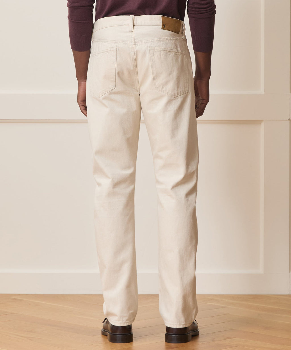 Straight Fit Lightweight Japanese Selvedge Jean in Canvas