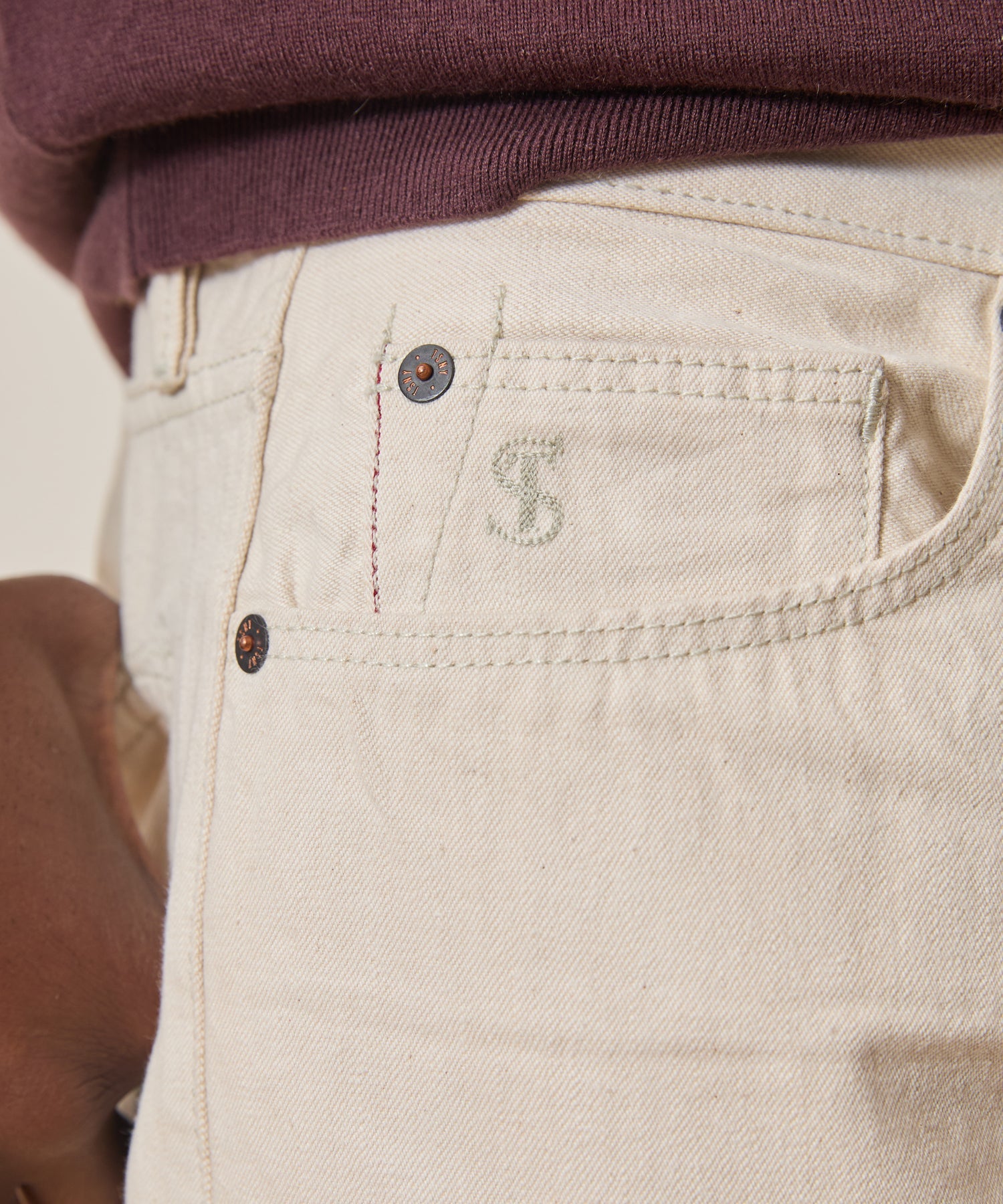 Straight Fit Lightweight Japanese Selvedge Jean in Canvas