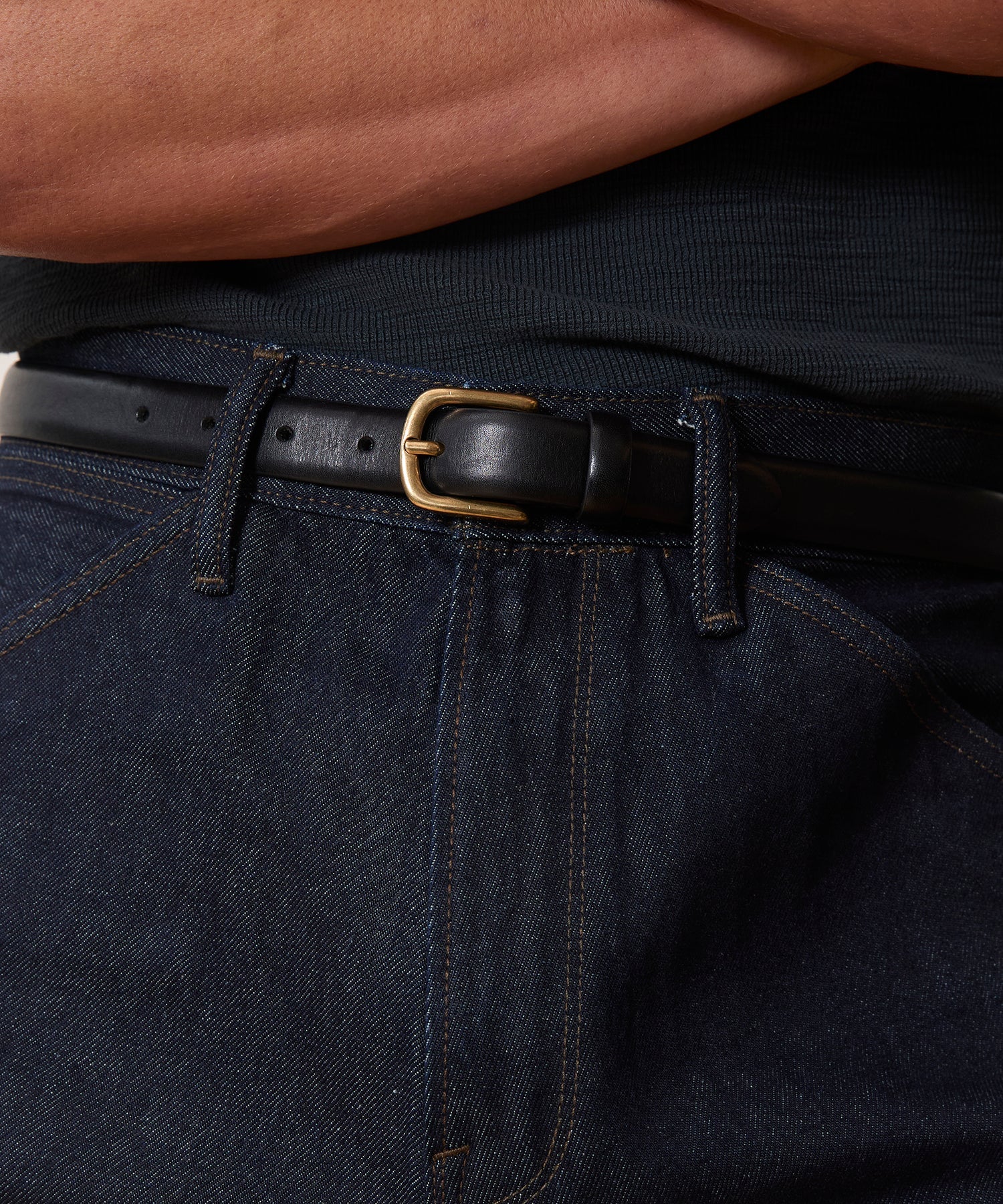 Relaxed Barrel Jean in Indigo Rinse