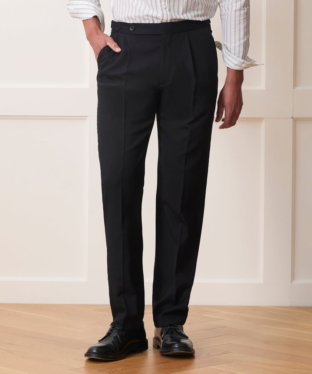 Italian Gabardine Side Tab Trouser