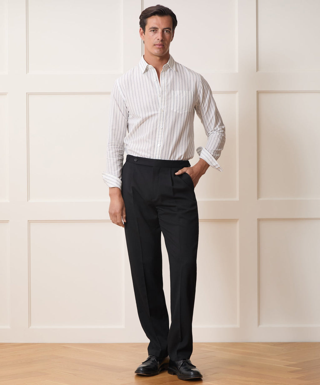 Italian Gabardine Side Tab Trouser