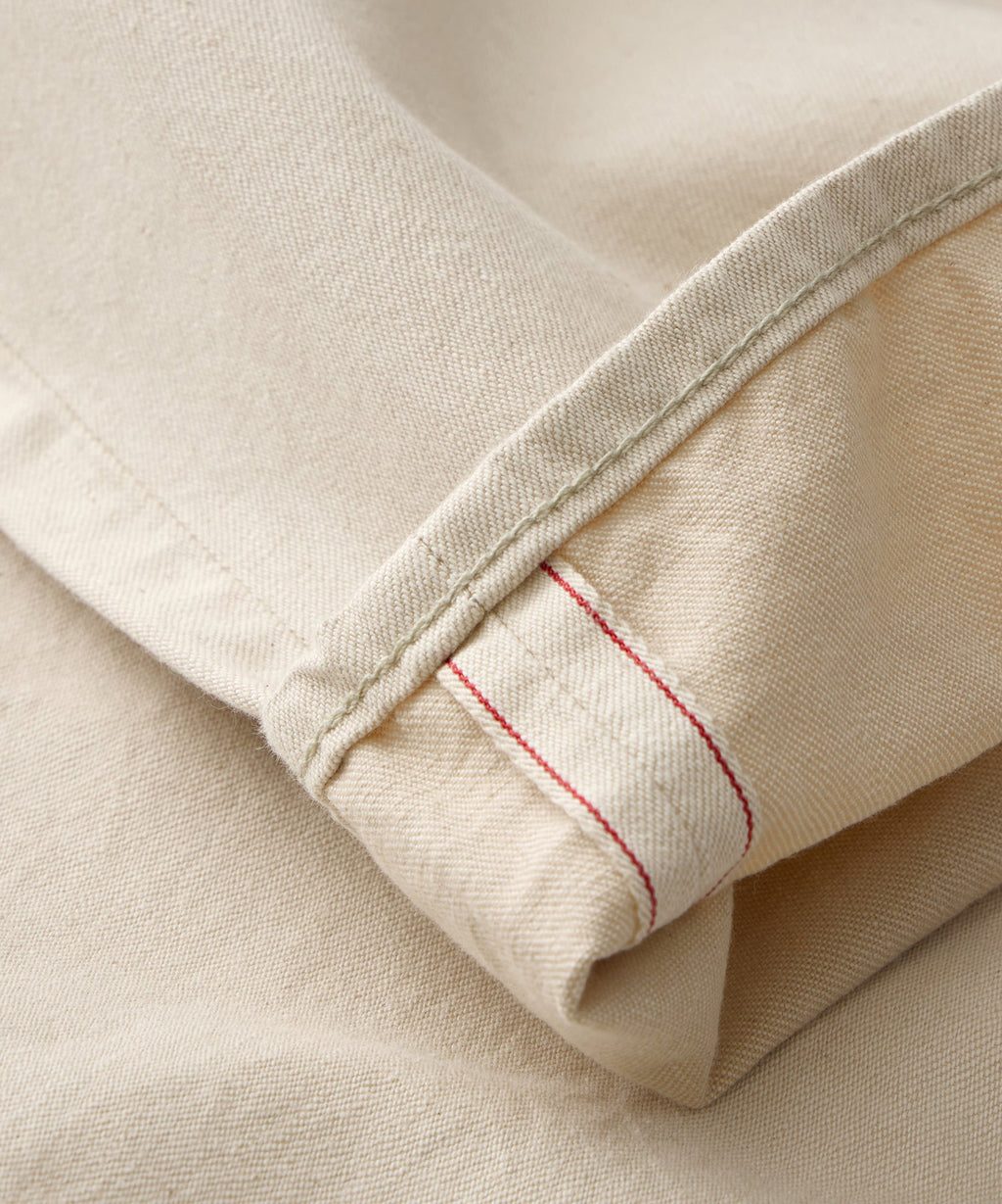 Straight Fit Lightweight Japanese Selvedge Jean in Canvas