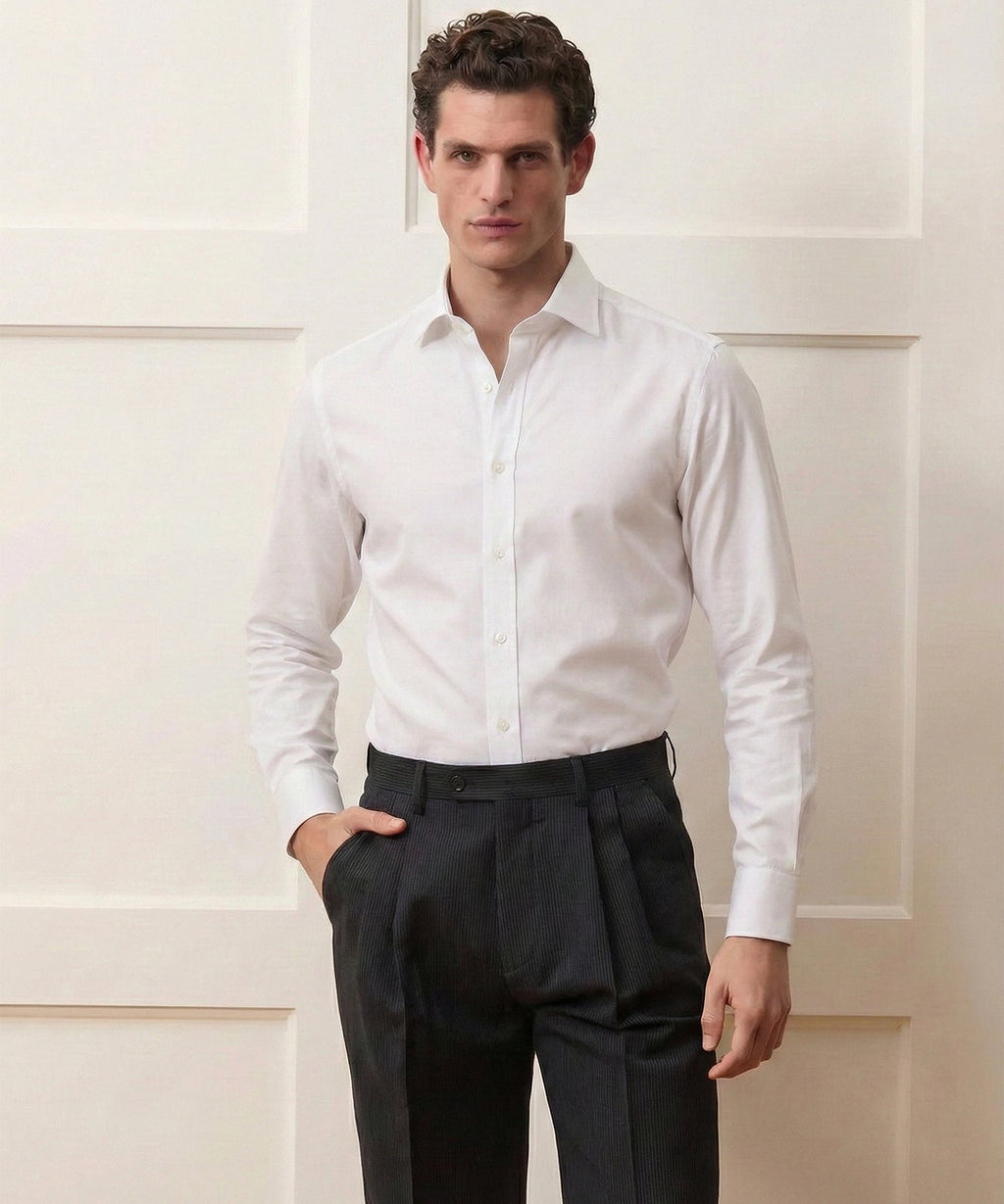 End-On-End Poplin Dress Shirt