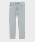 Slim Selvedge Jean in Faded Light Indigo