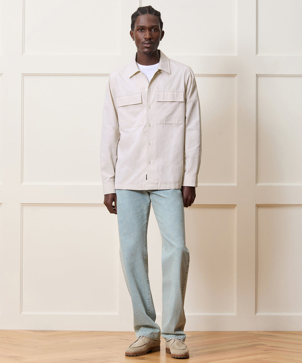 Slim Selvedge Jean in Faded Light Indigo