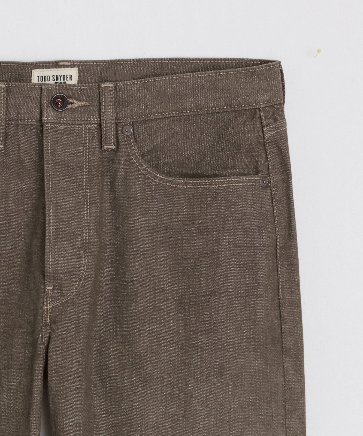 Straight Fit Lightweight Japanese Selvedge Jean in Whiskey