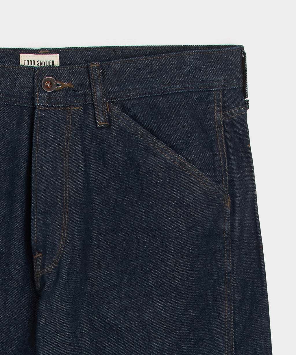 Relaxed Barrel Jean in Indigo Rinse