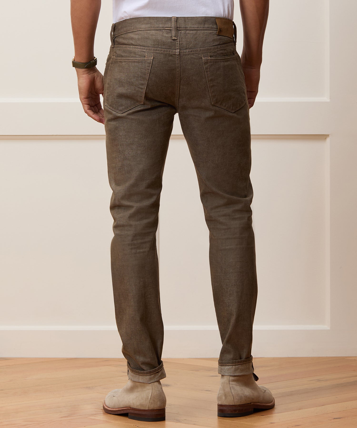 Slim Lightweight Japanese Selvedge Jean in Whiskey