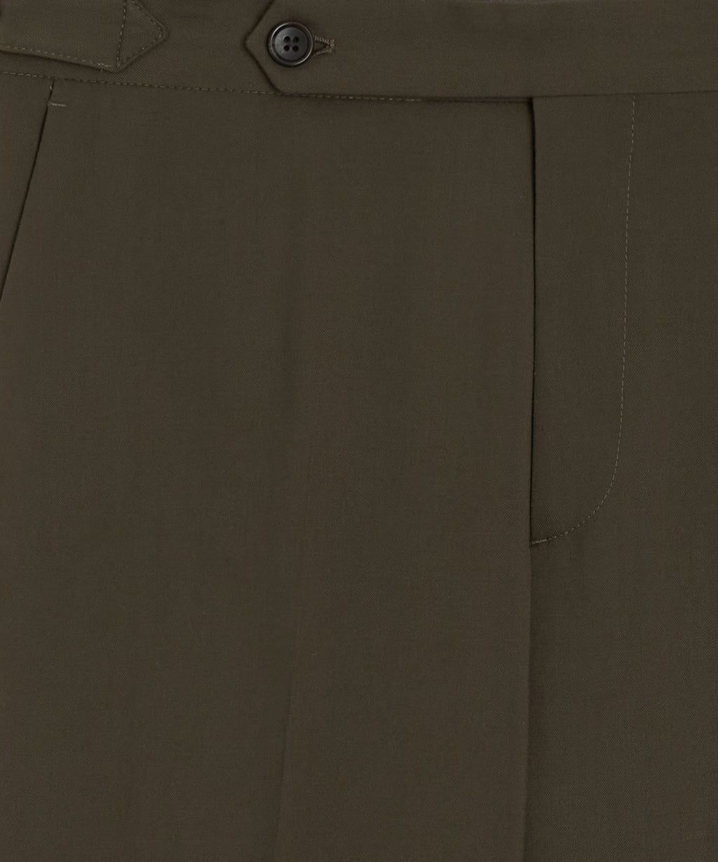 Italian Gabardine Side Tab Trouser