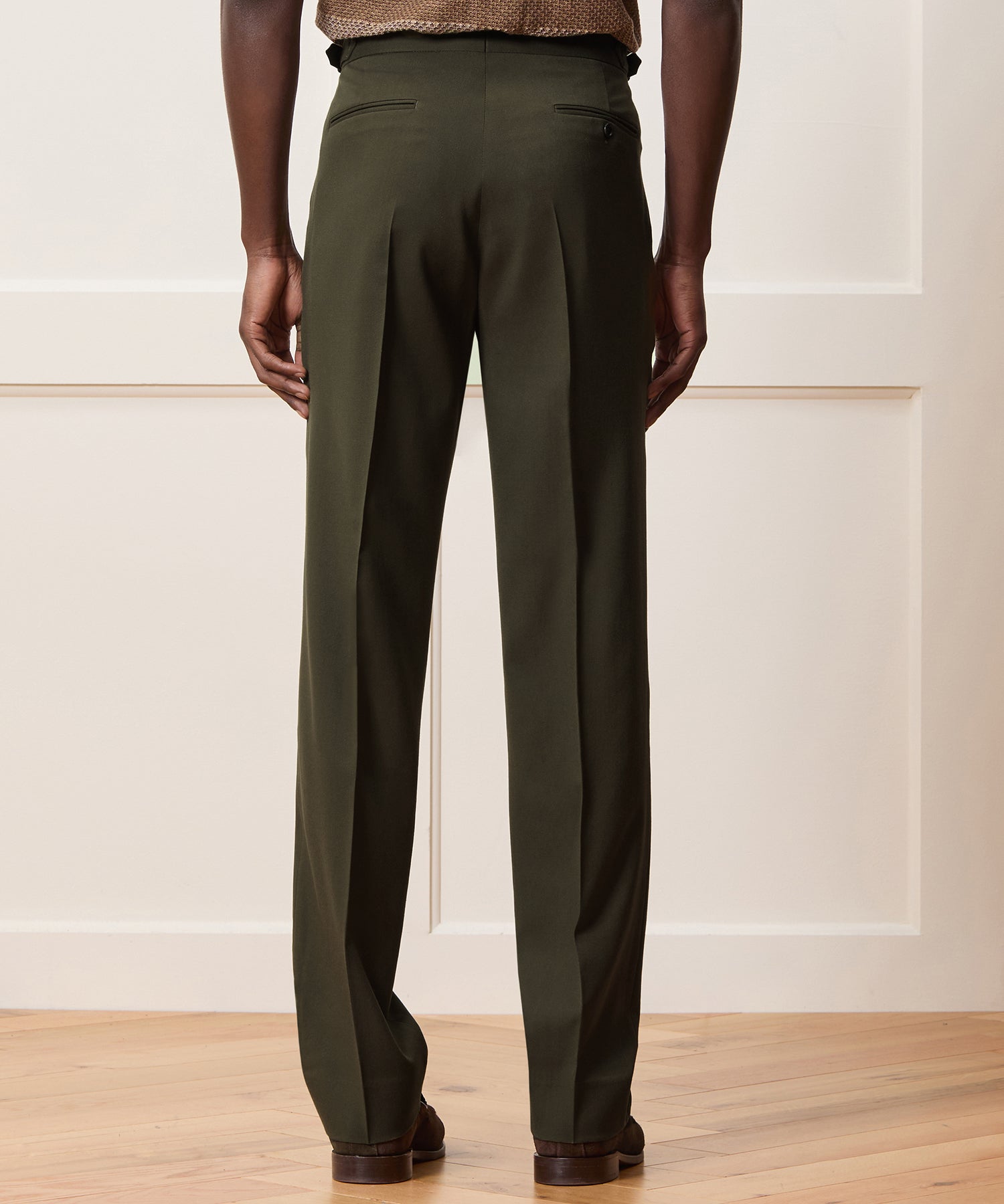 Italian Gabardine Side Tab Trouser