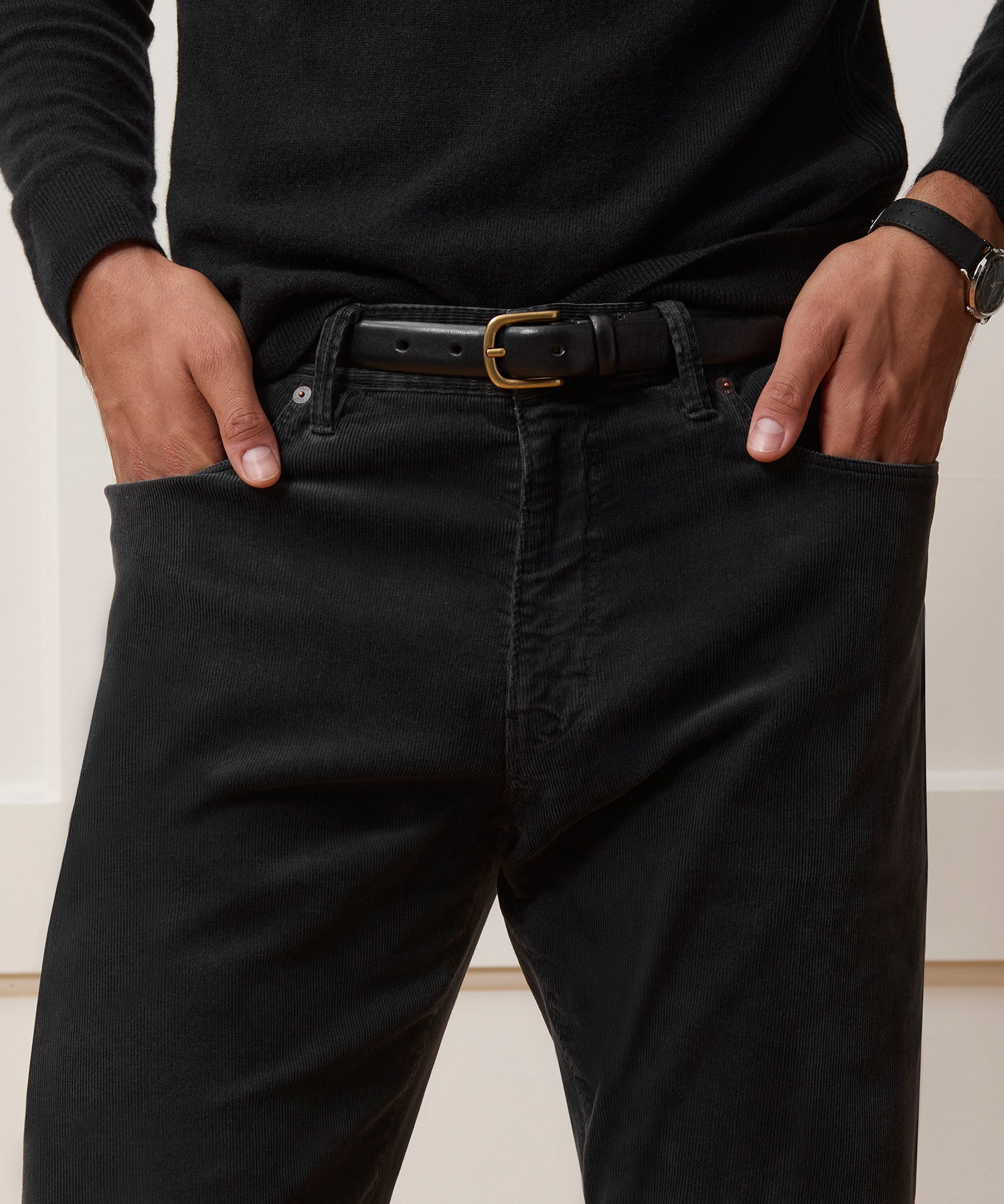 Straight 5-Pocket Corduroy Pant