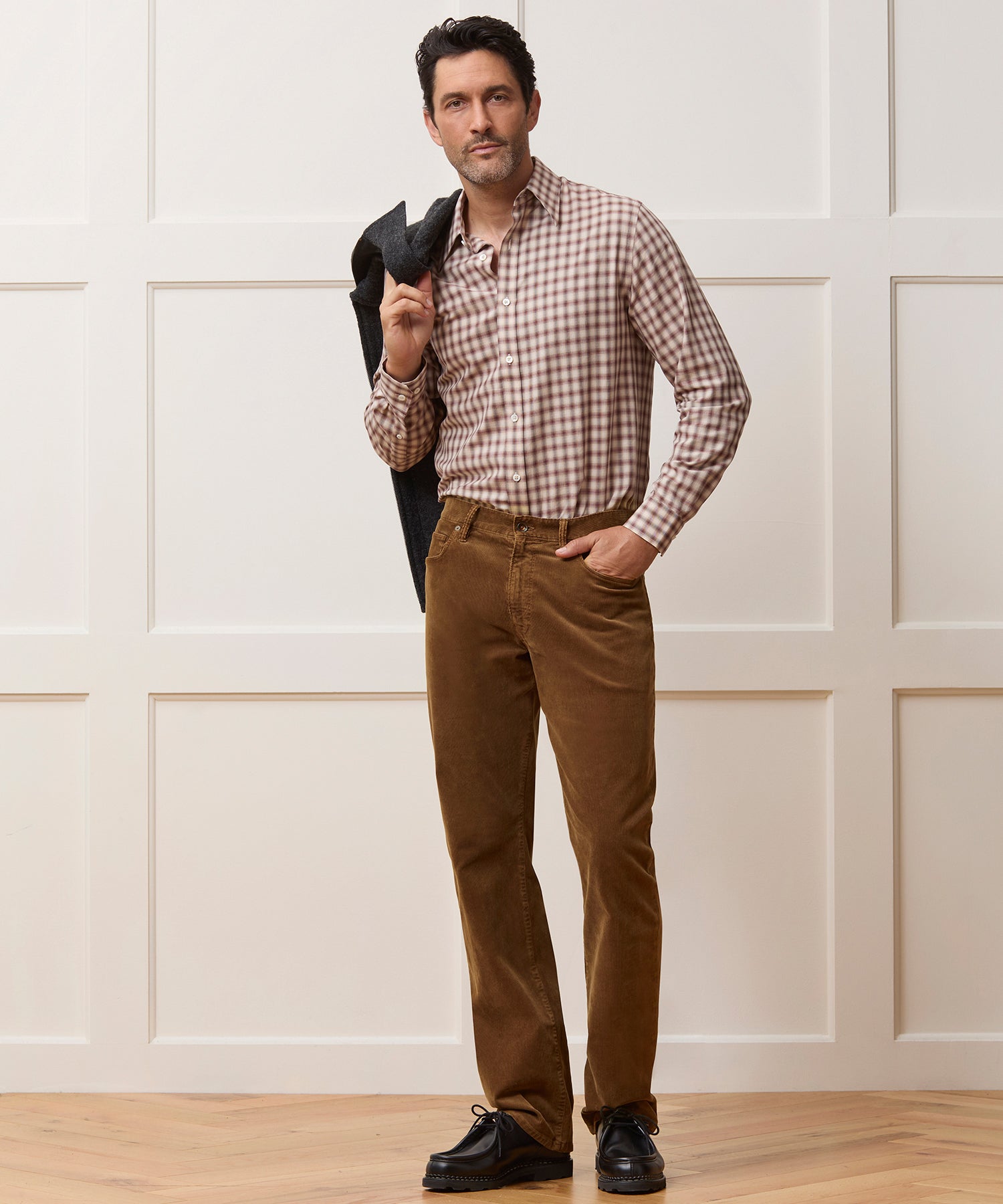 Straight 5-Pocket Corduroy Pant