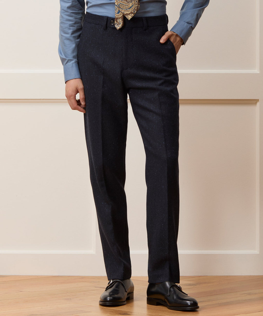 Italian Donegal Herringbone Trouser