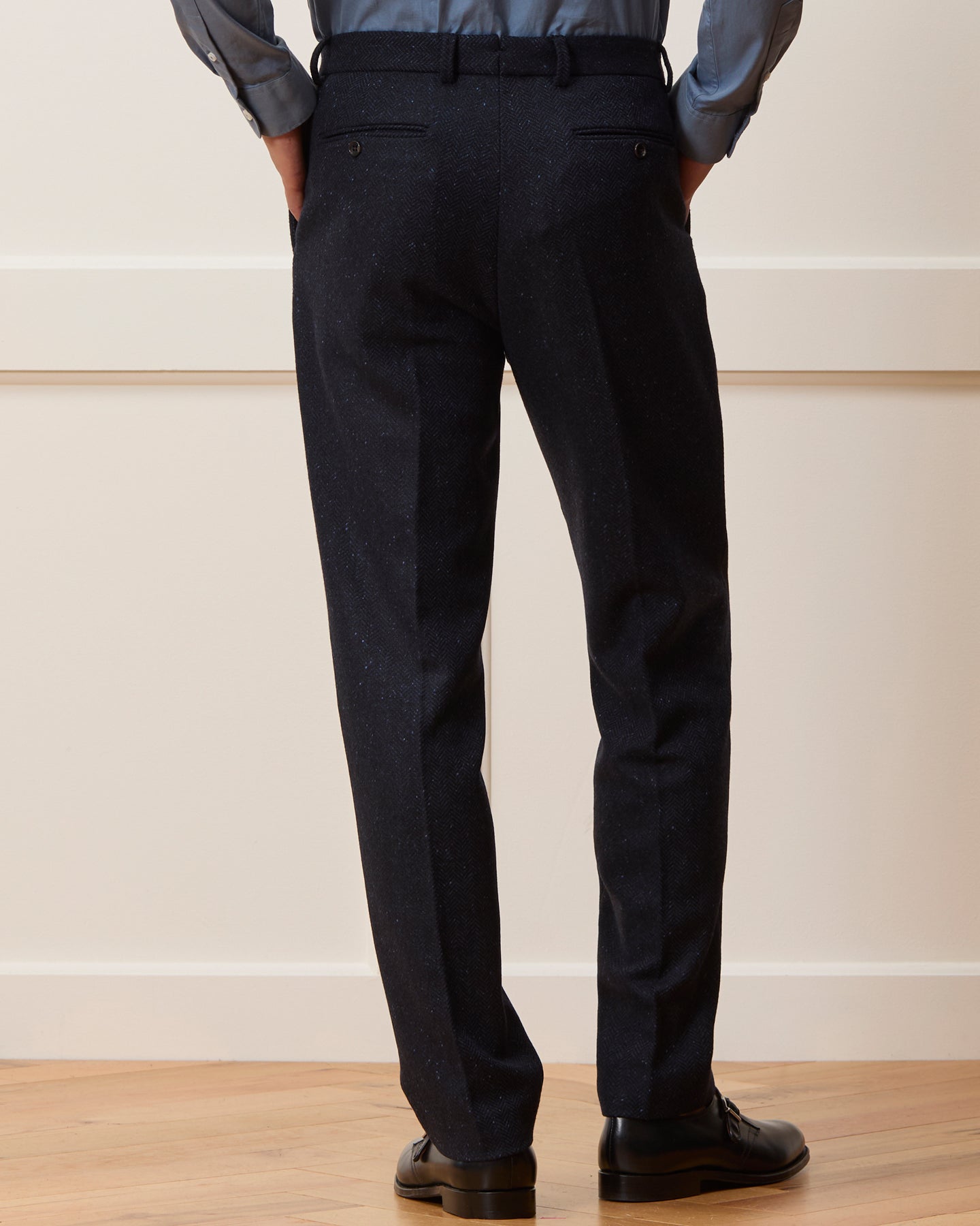Italian Donegal Herringbone Trouser