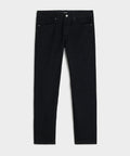 Slim Japanese Selvedge Stretch Jean in Black