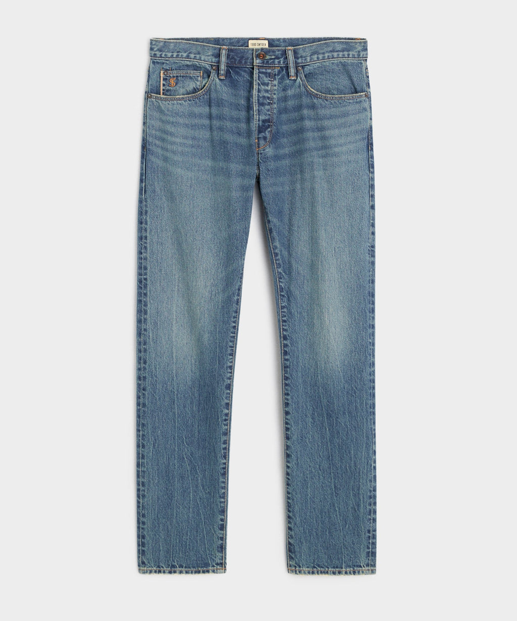 Slim Selvedge Jean in Worn Wash