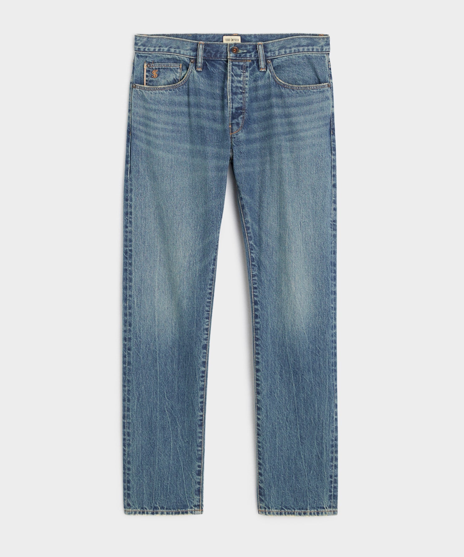Slim Selvedge Jean in Worn Wash