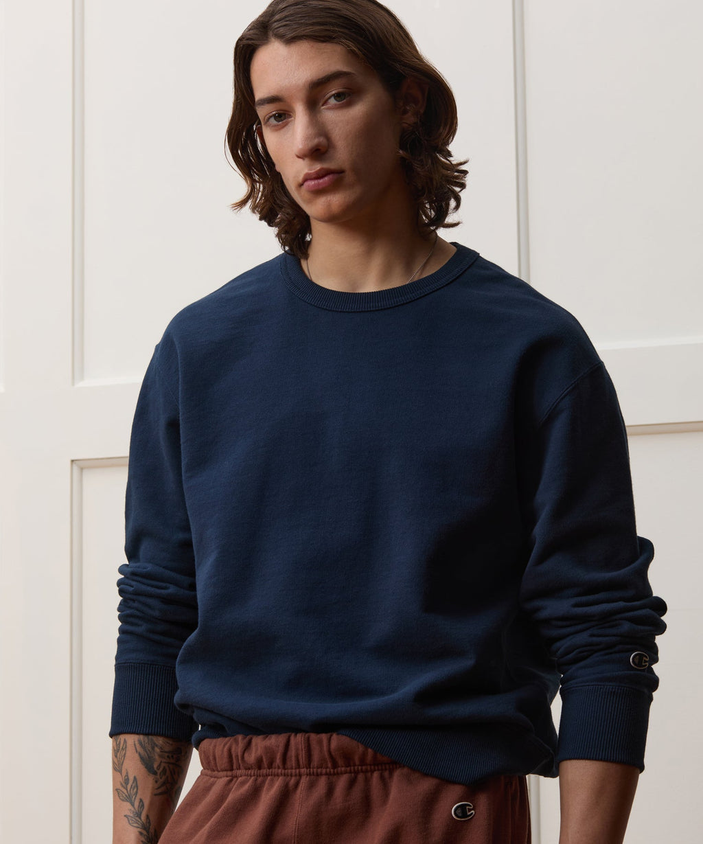 Relaxed French Terry Crewneck