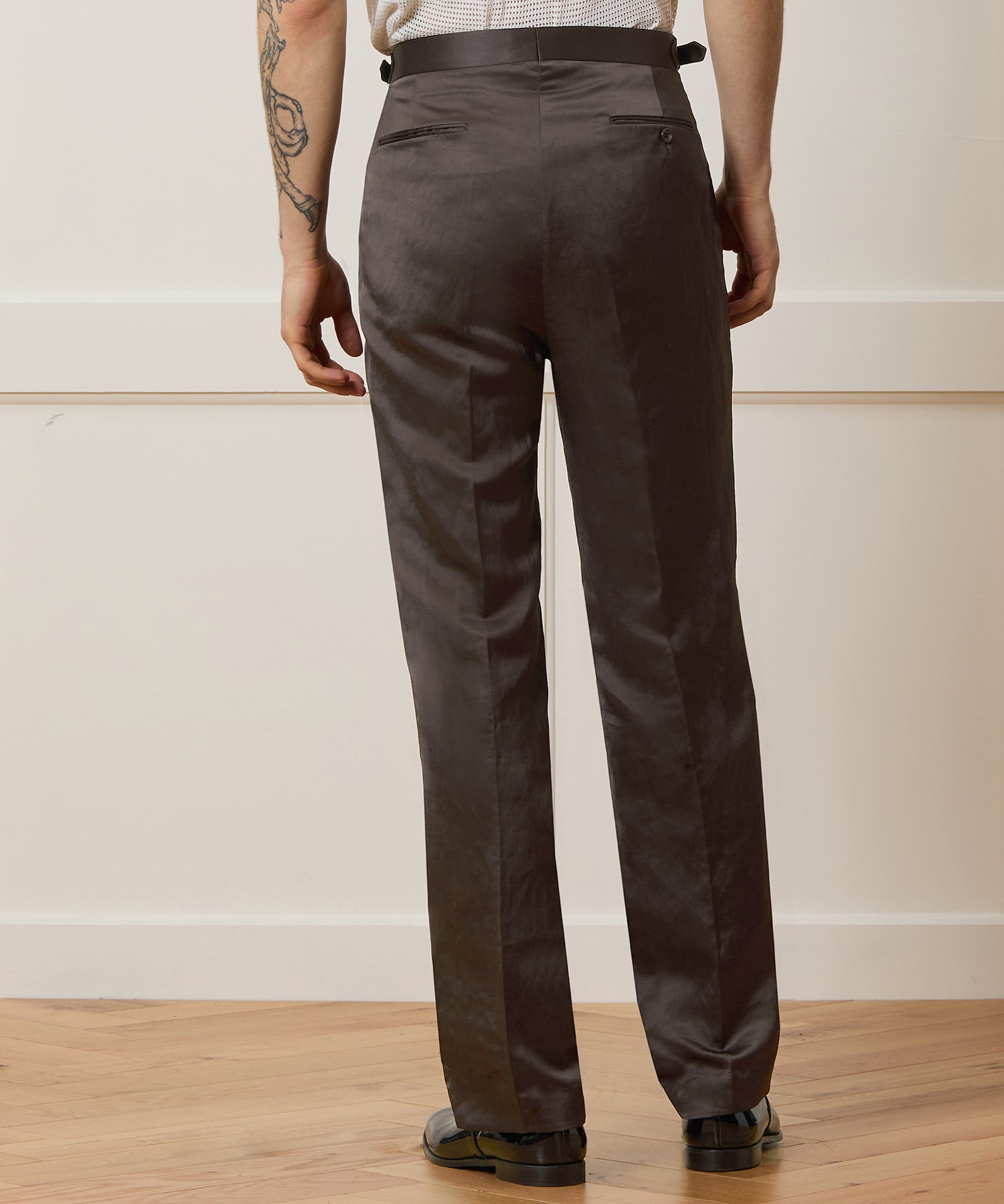 Relaxed Italian Tuxedo Trouser