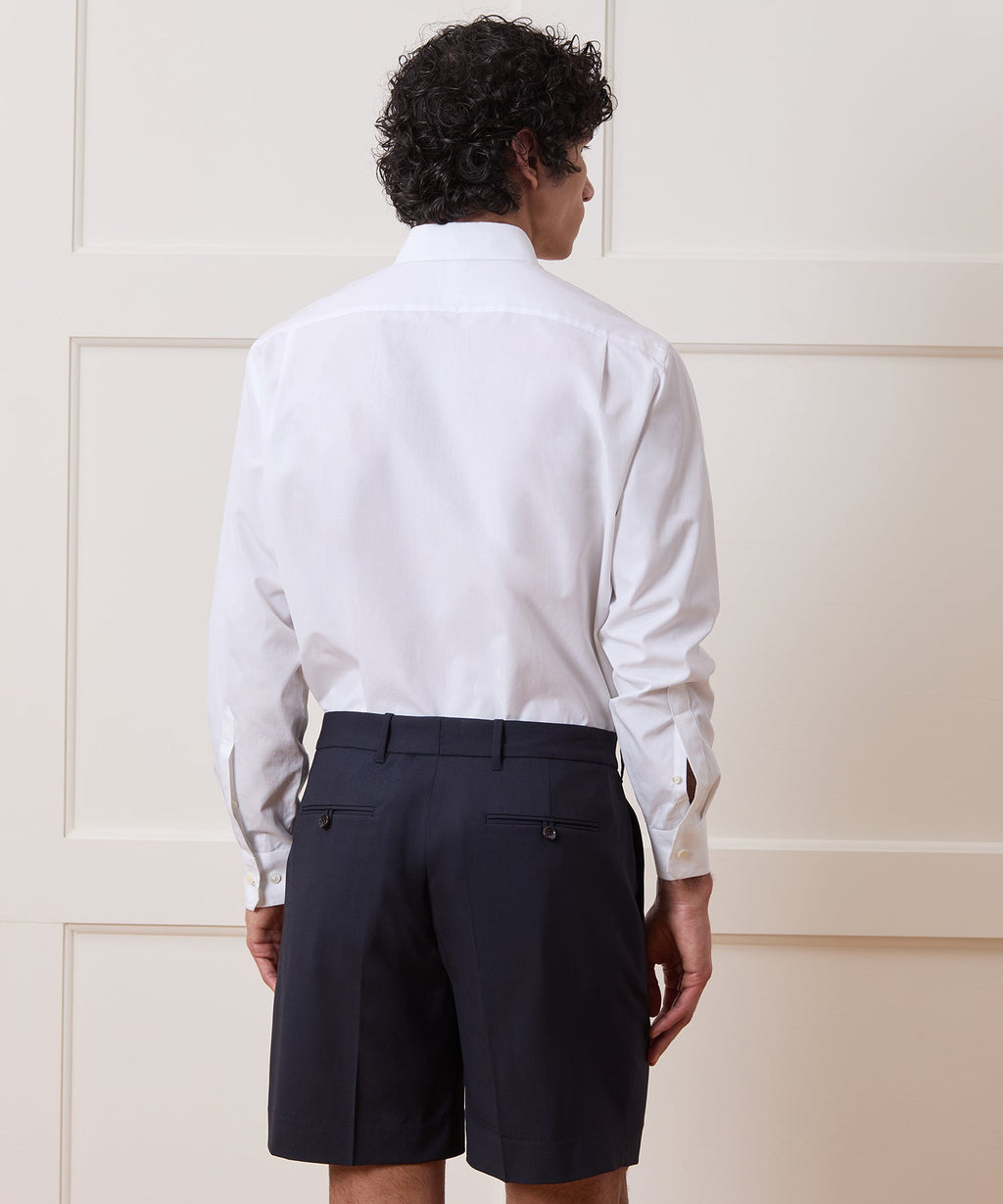 Cotton Poplin Button-Down Collar Dress Shirt
