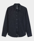 Denim Point Collar Shirt