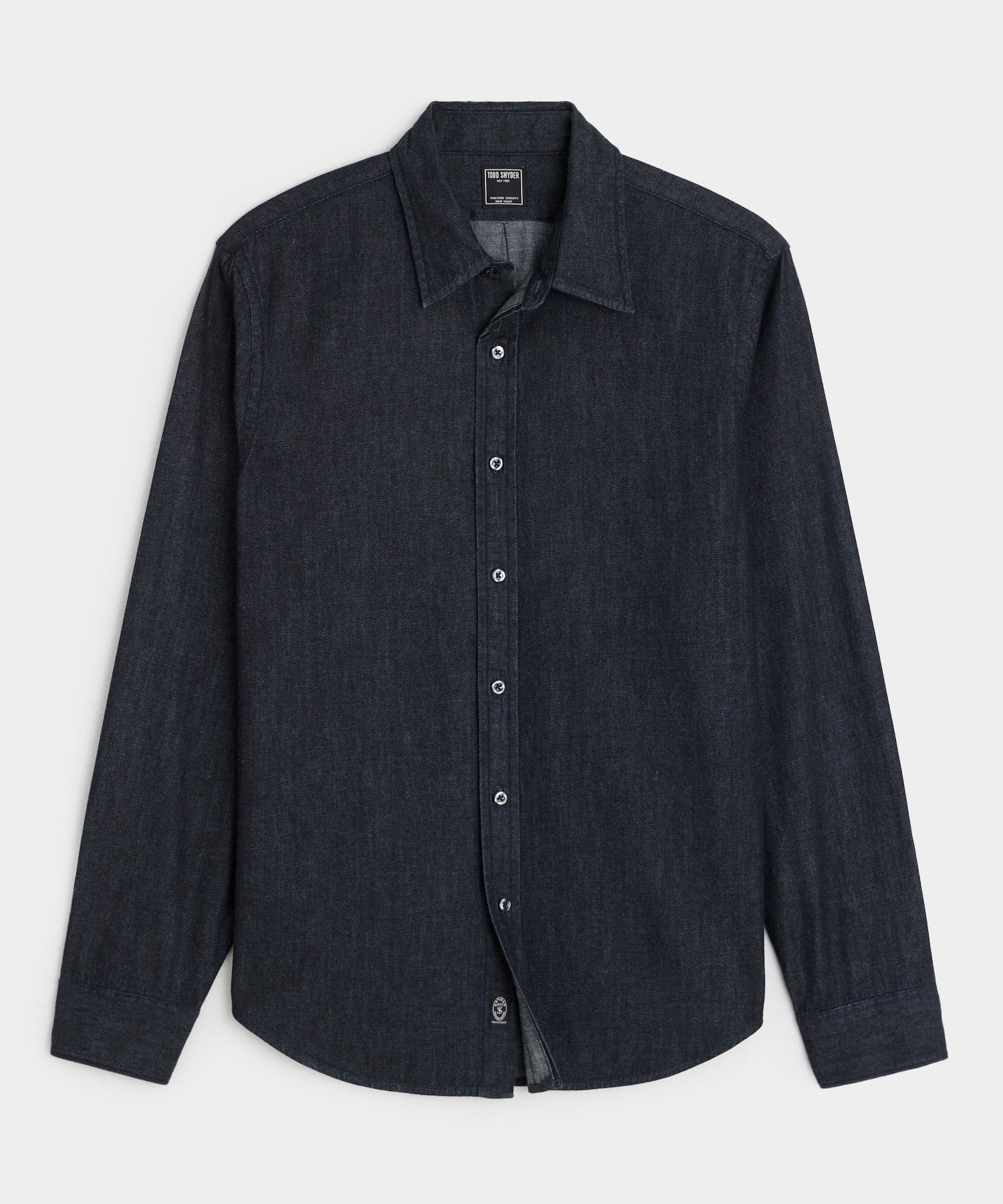 Denim Point Collar Shirt