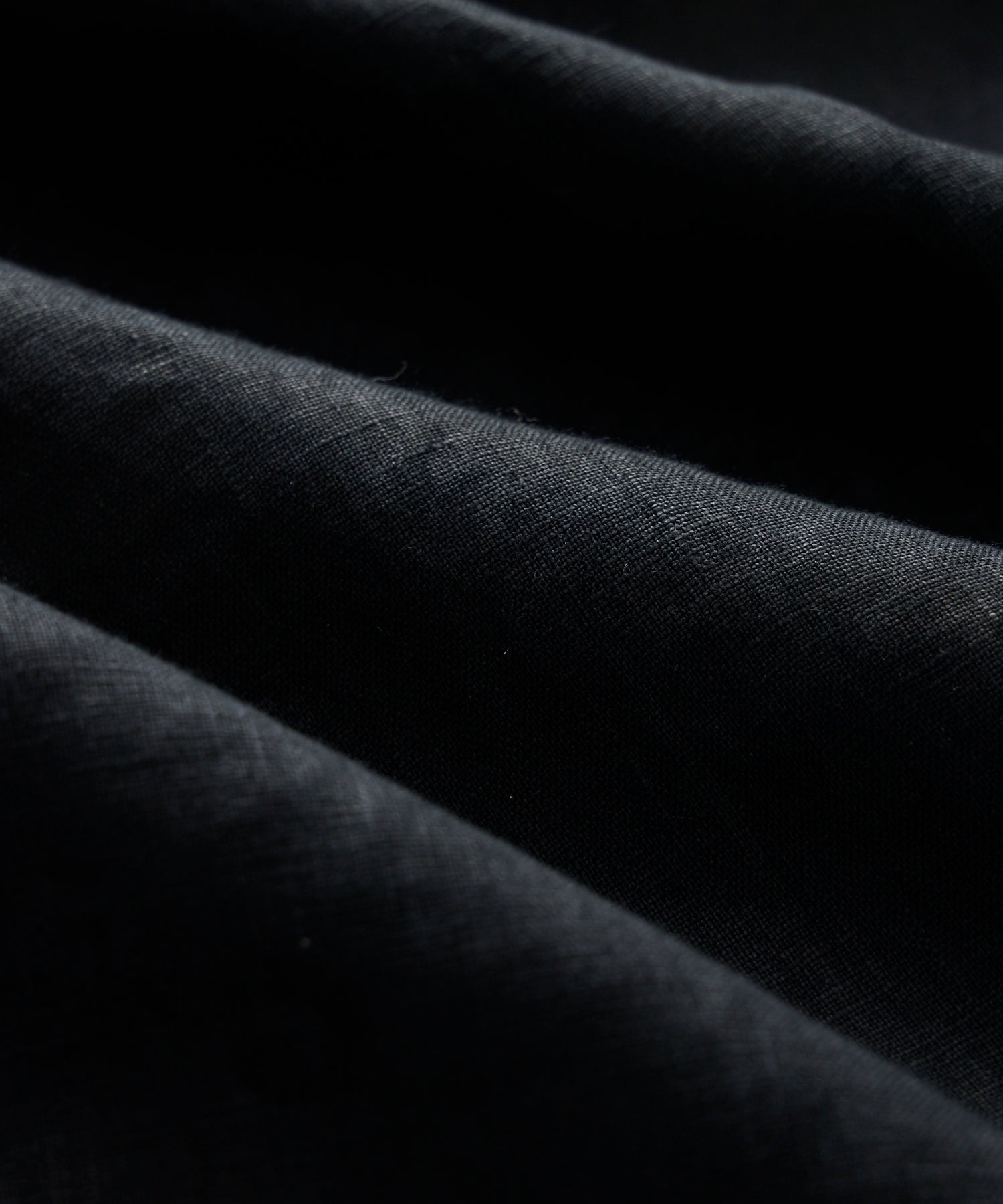Cropped Irish Linen Camp Collar Shirt