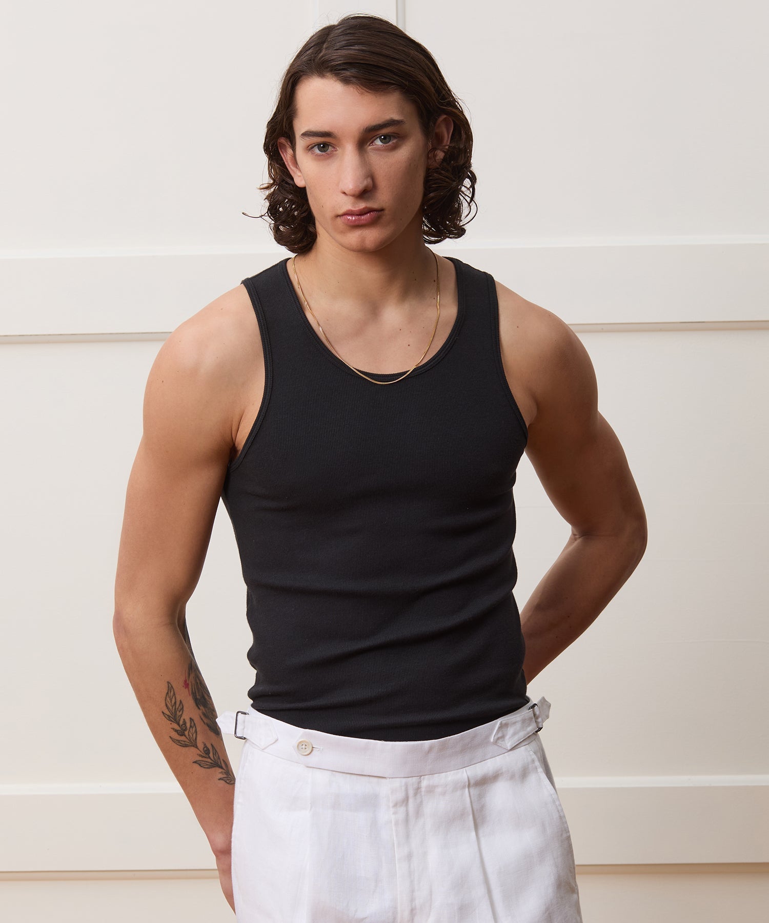 Slim Ribbed Tank