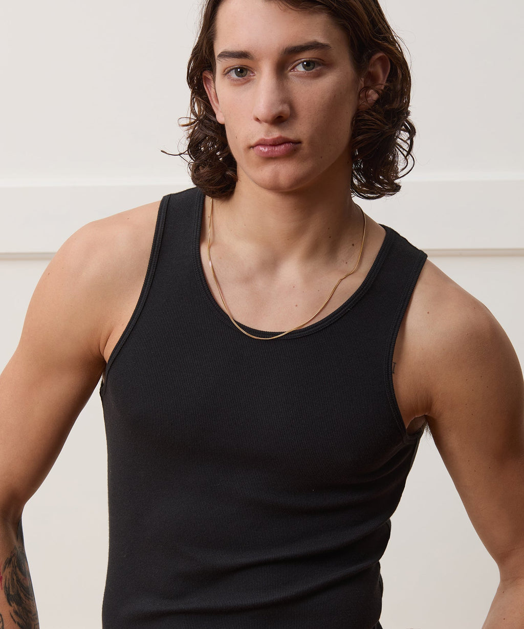 Slim Ribbed Tank
