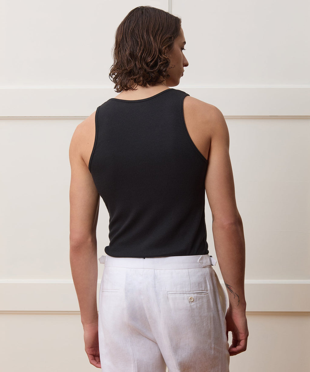 Slim Ribbed Tank