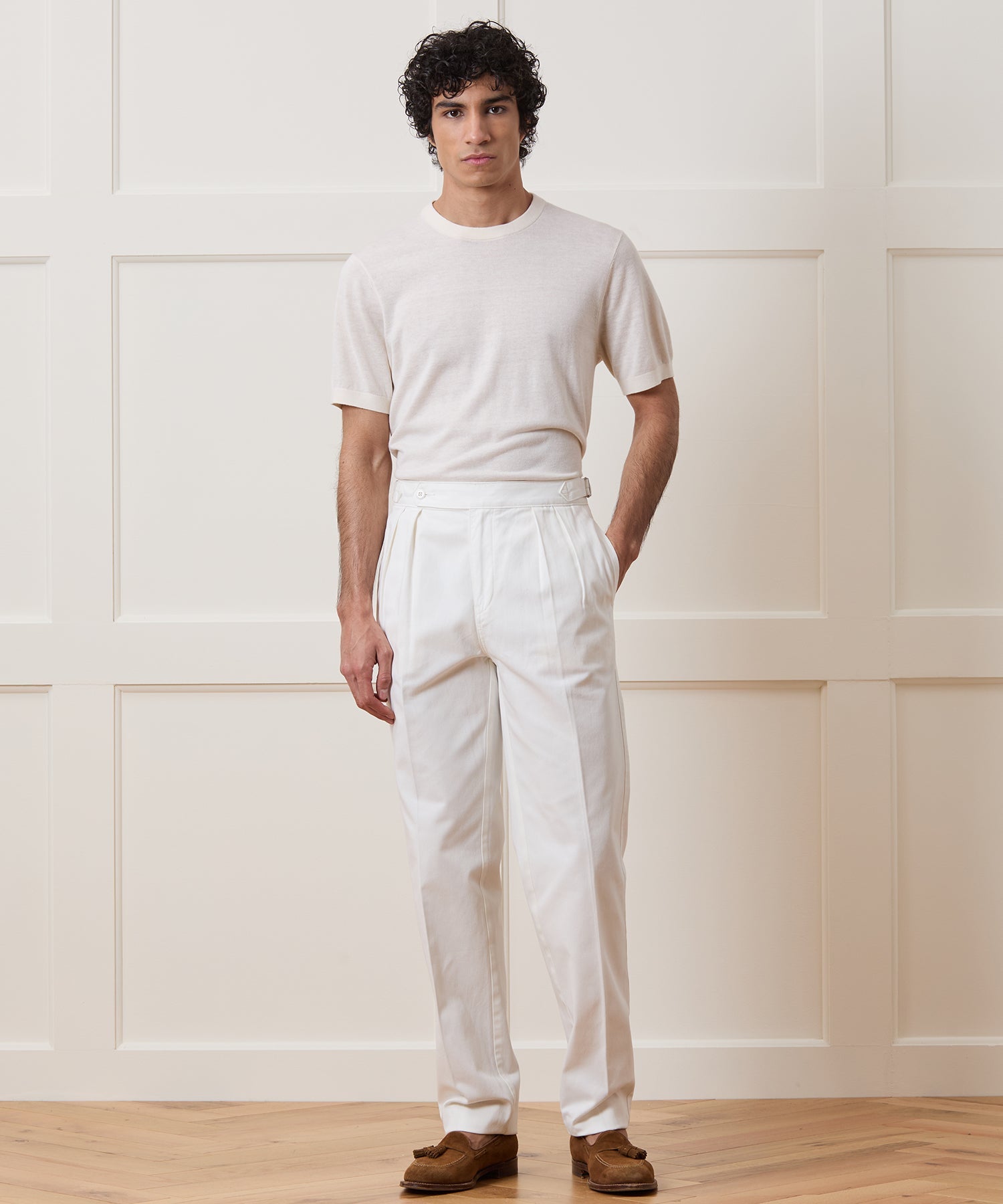 Silk-Cashmere Sweater Tee