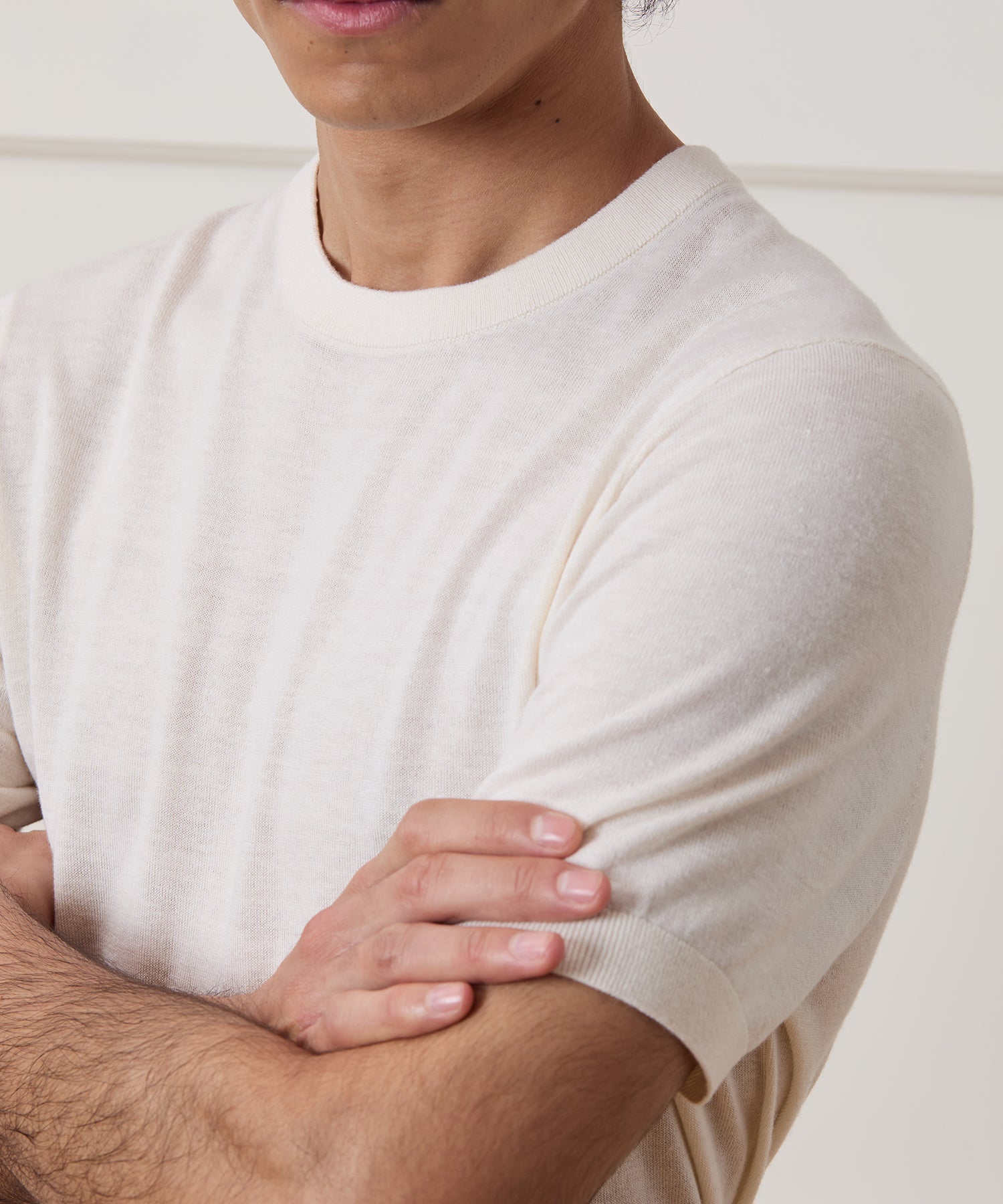 Silk-Cashmere Sweater Tee
