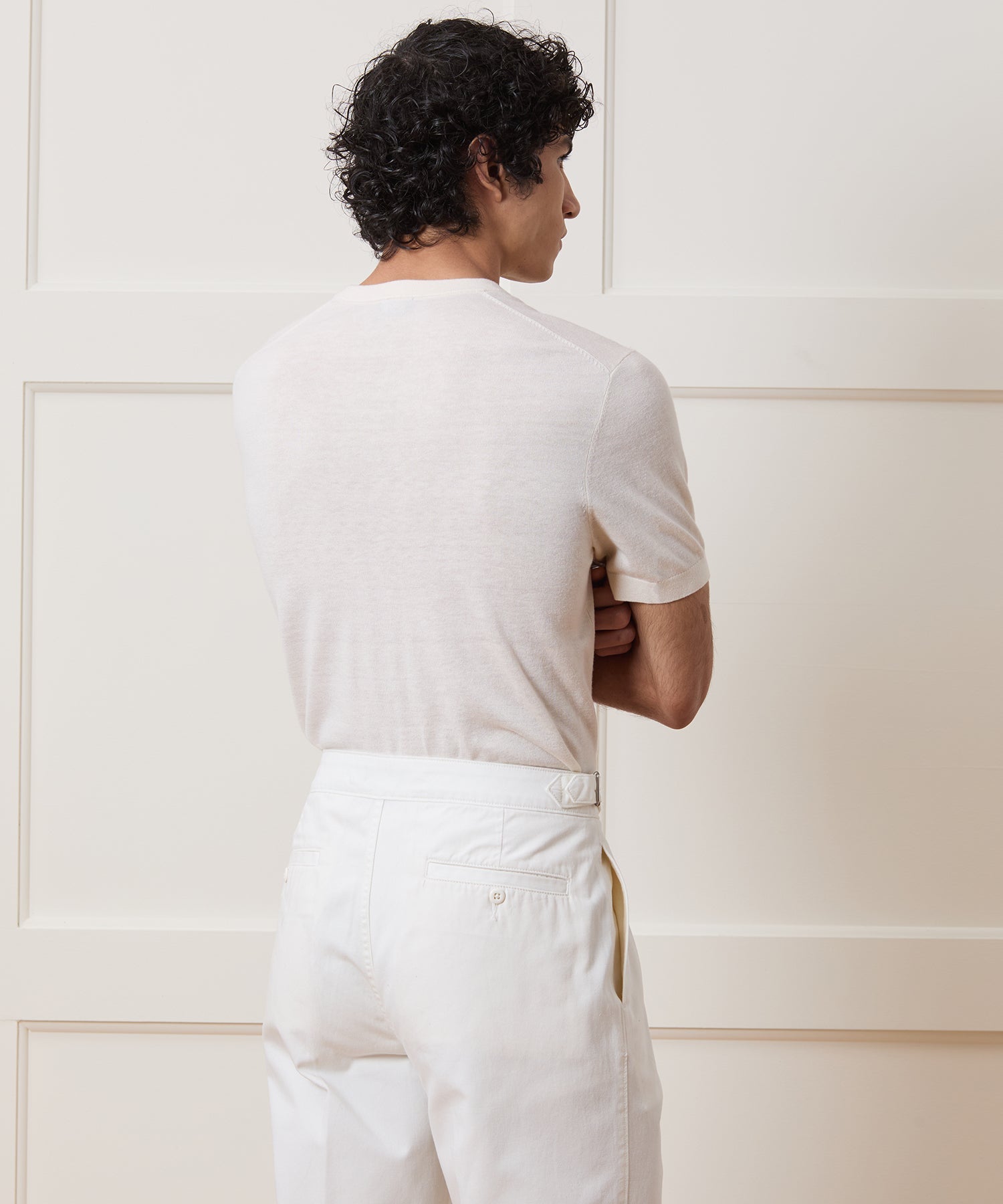 Silk-Cashmere Sweater Tee