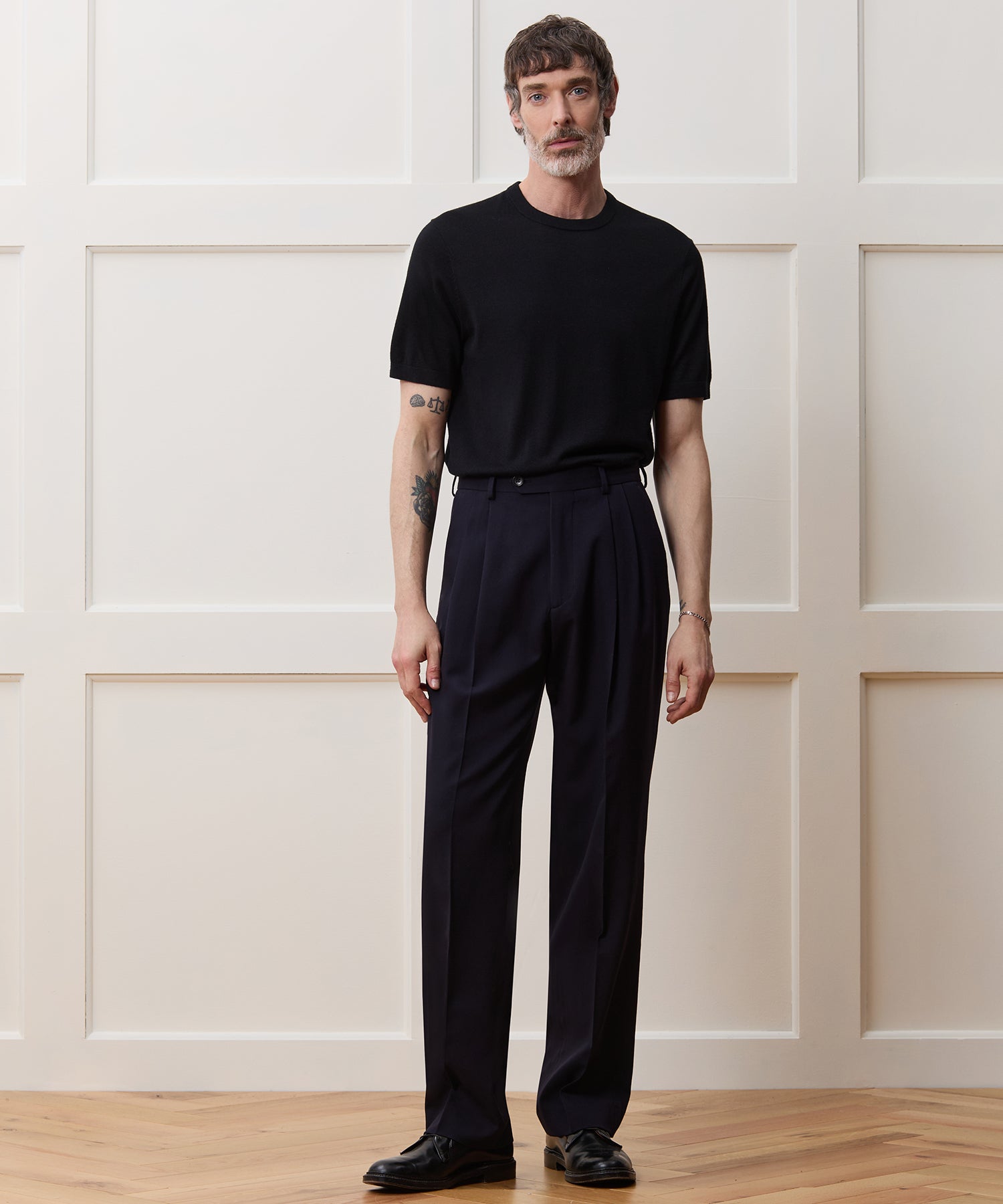 Silk-Cashmere Sweater Tee