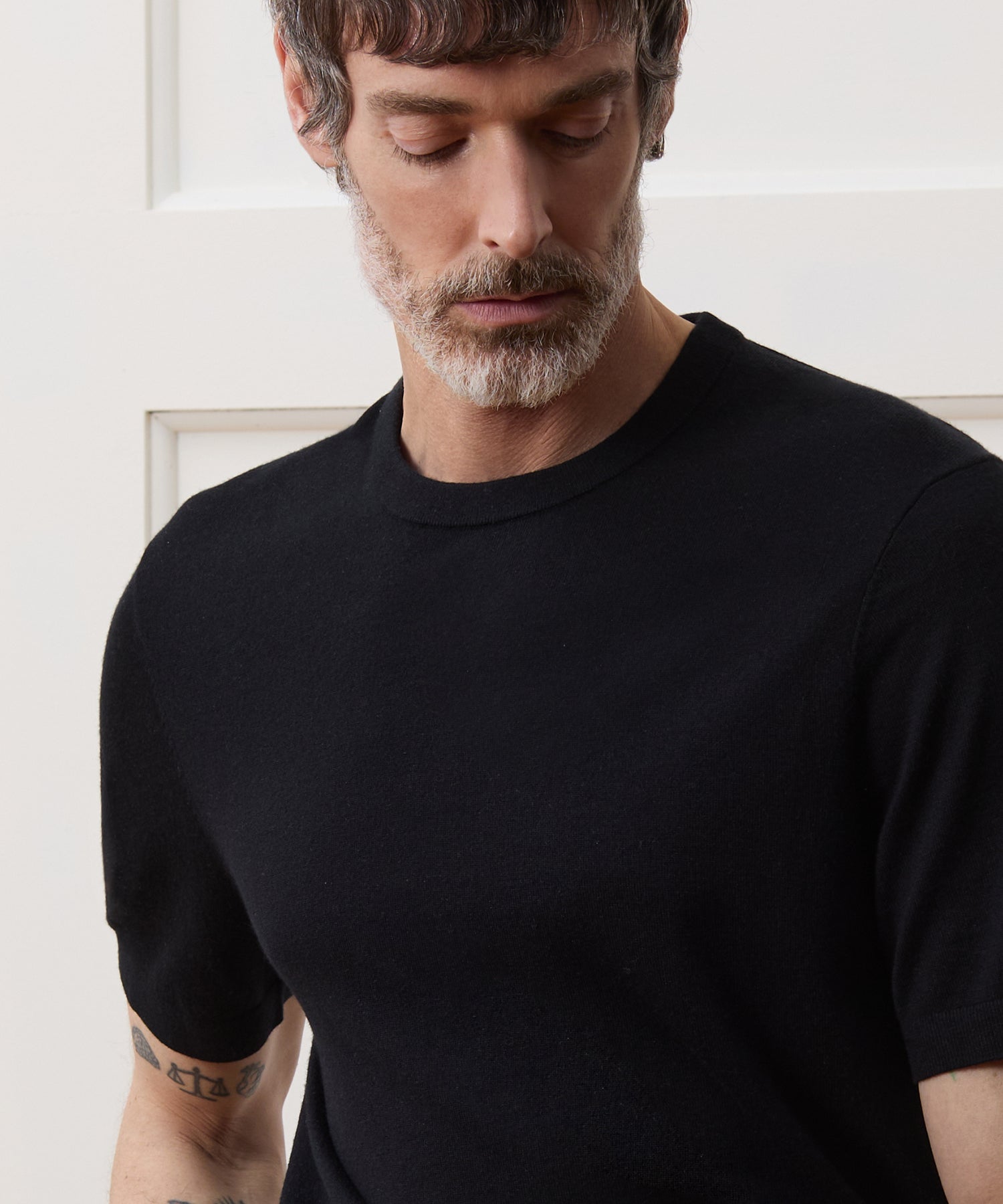 Silk-Cashmere Sweater Tee