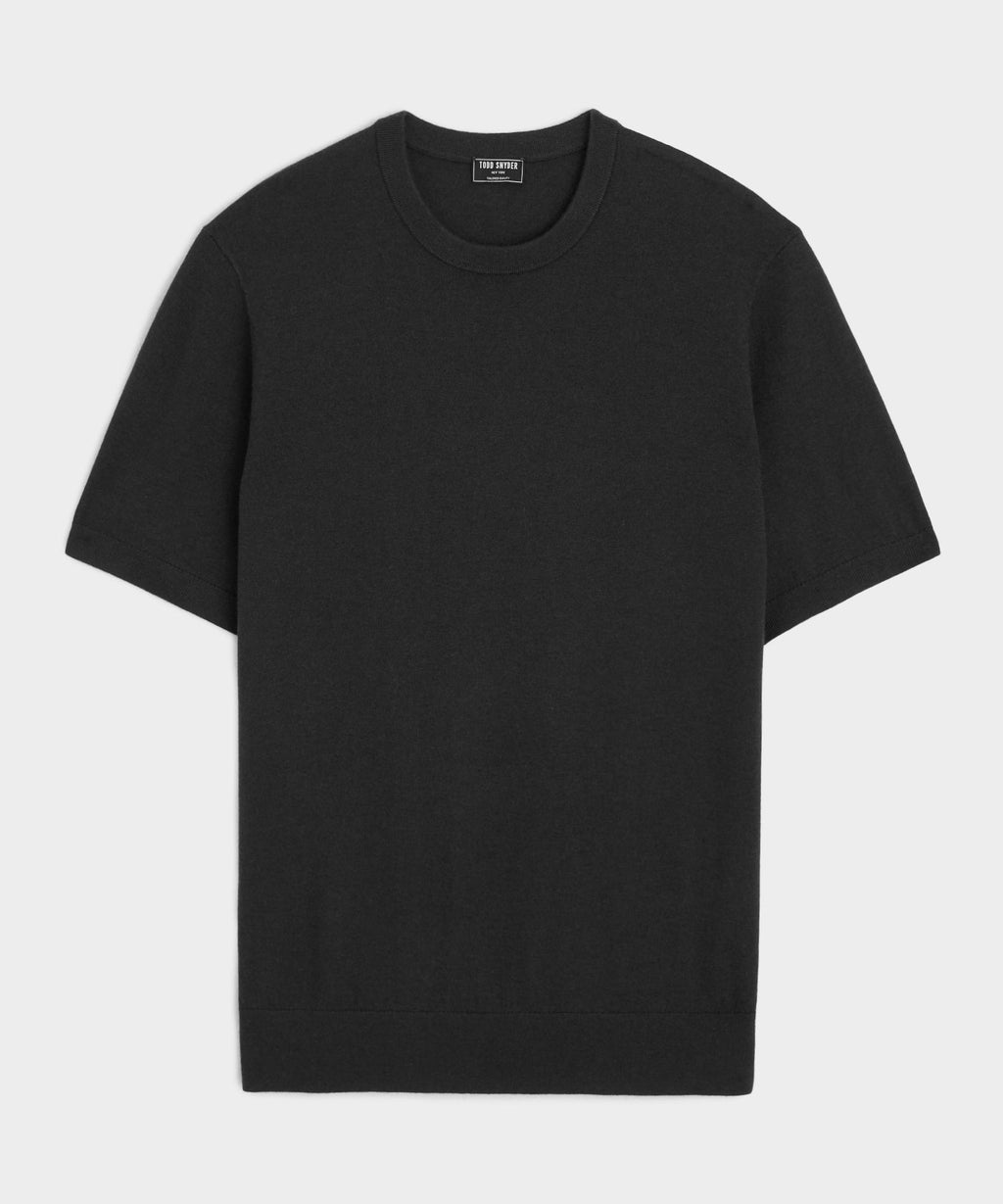 Silk-Cashmere Sweater Tee
