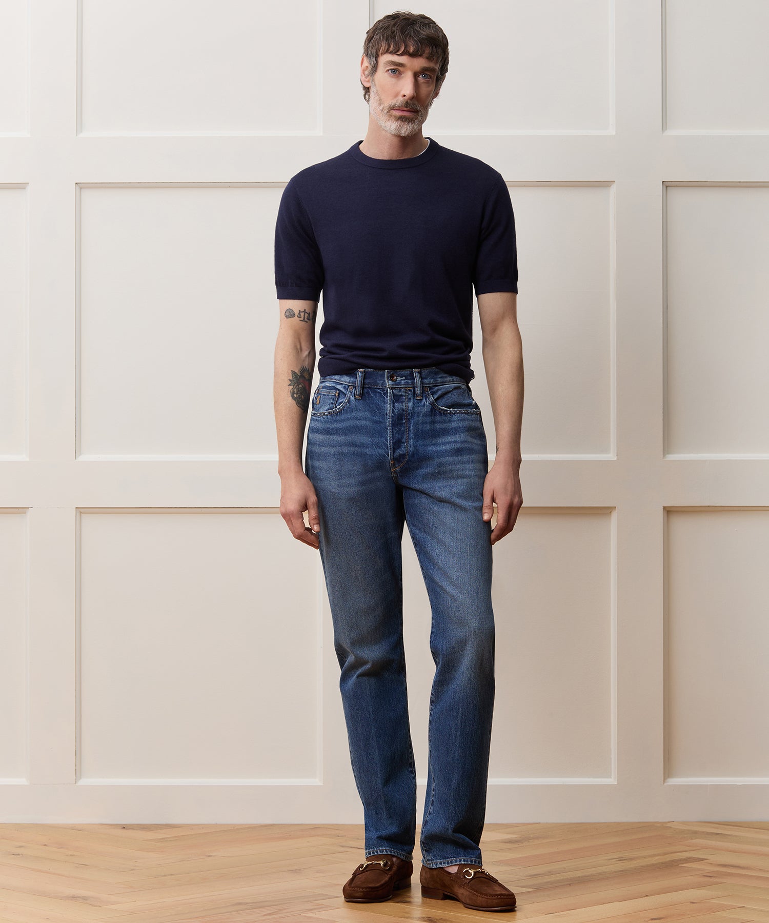 Silk-Cashmere Sweater Tee