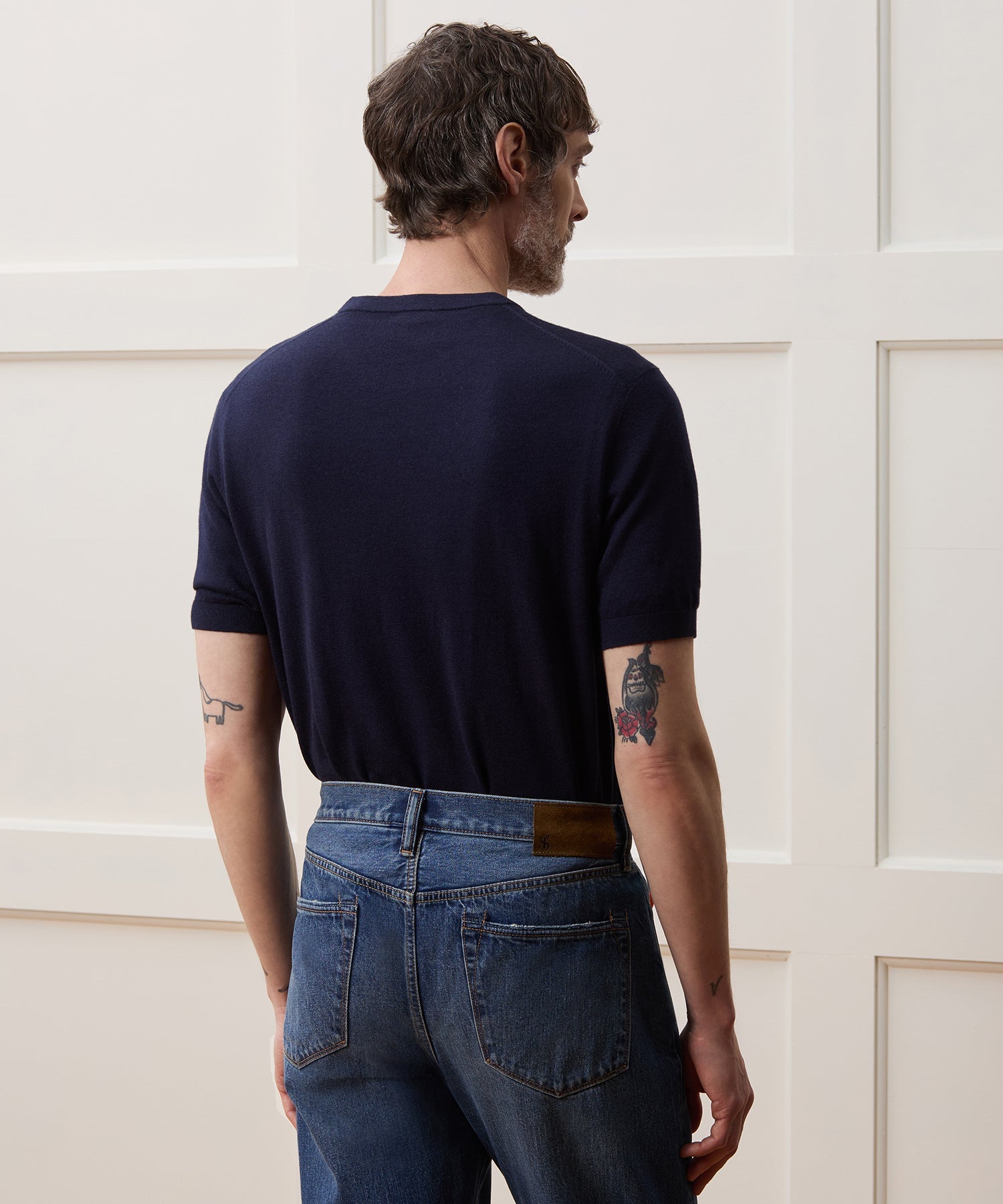 Silk-Cashmere Sweater Tee