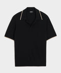Silk-Cashmere Tipped Sweater Polo