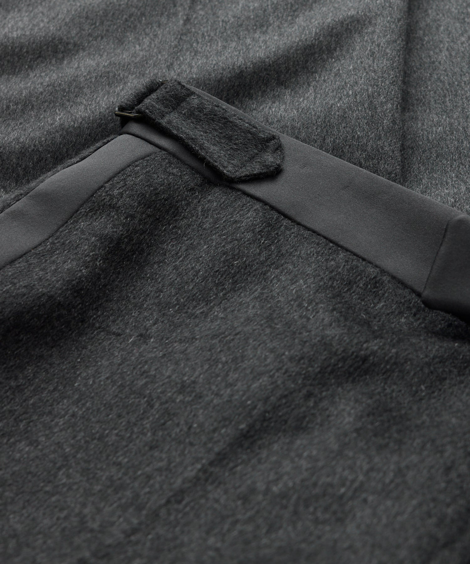Slim Italian Cashmere Tuxedo Trouser