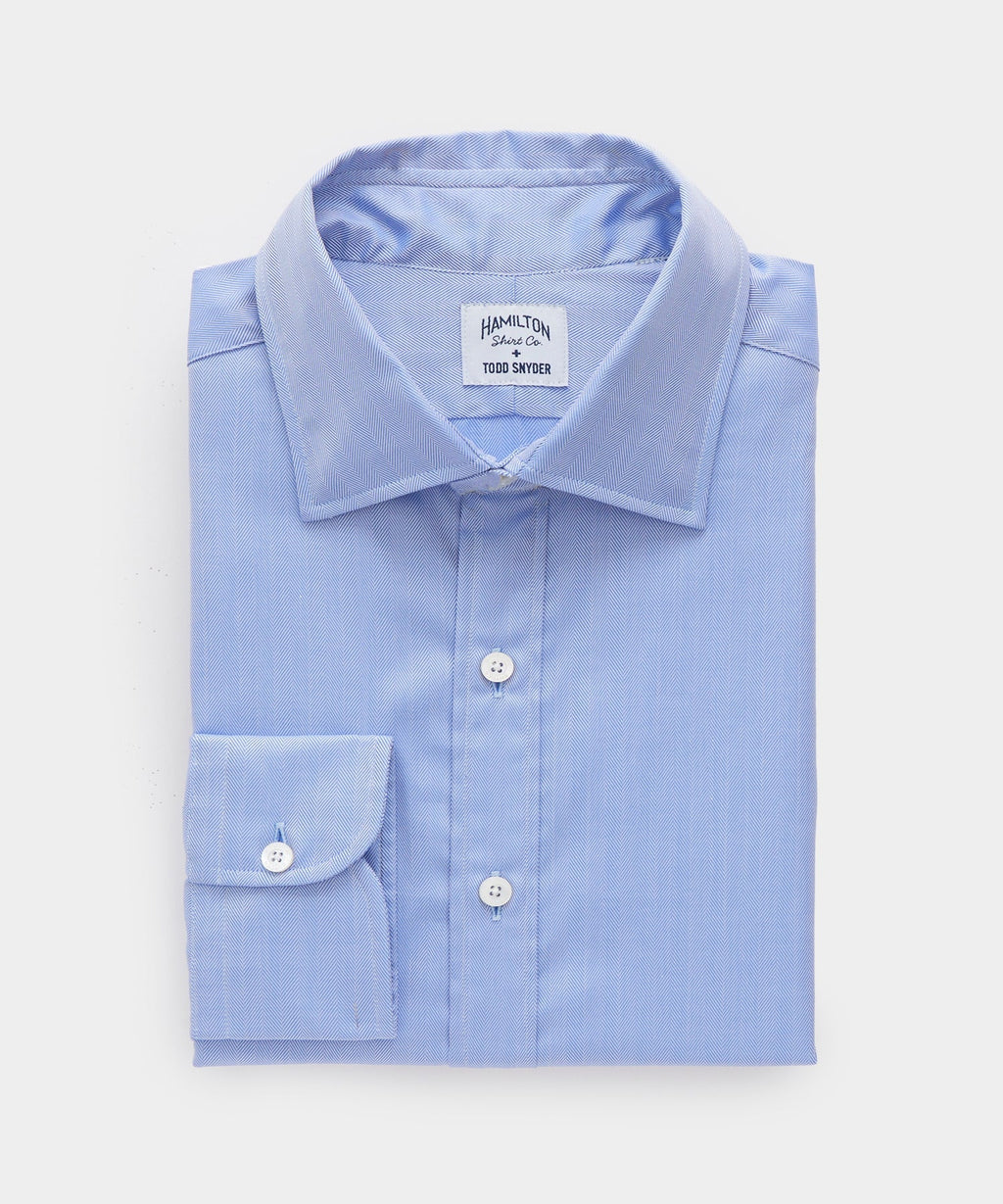 Cotton Oxford Spread Collar Dress Shirt