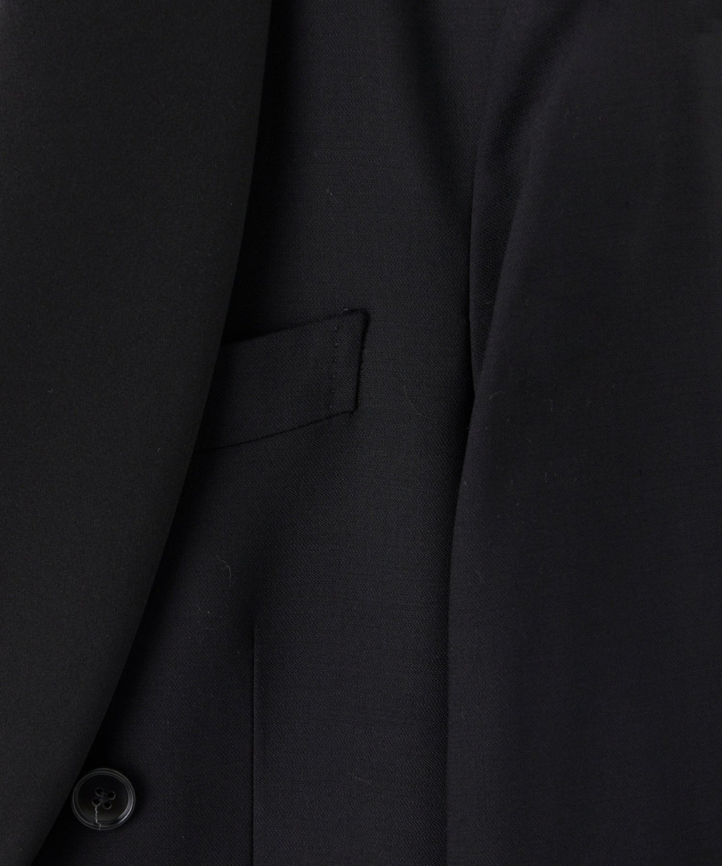 Italian Wool Double-Breasted Shawl Tuxedo Jacket