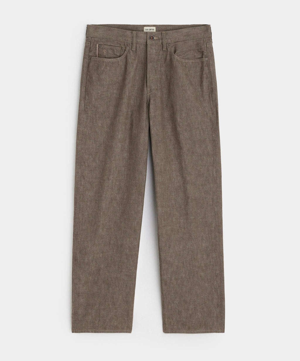 Relaxed Lightweight Japanese Selvedge Jean in Whiskey