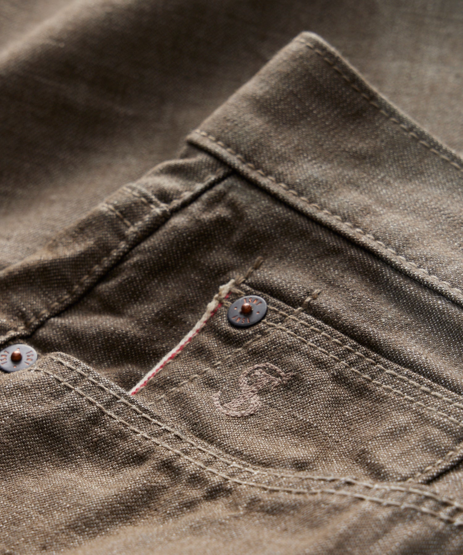 Relaxed Lightweight Japanese Selvedge Jean in Whiskey
