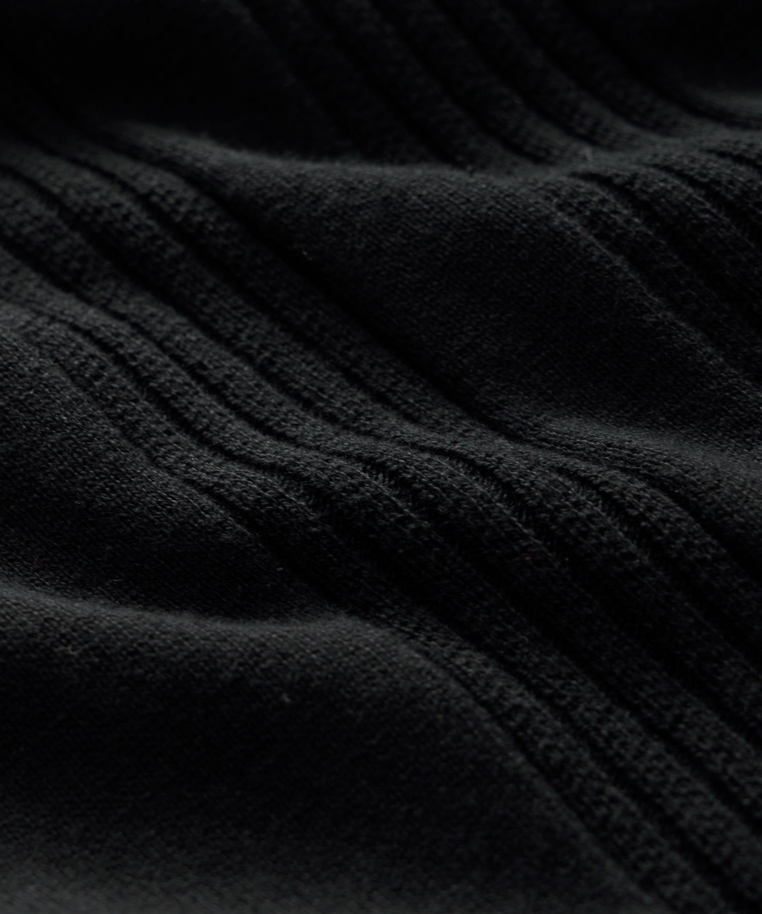 Silk-Cotton Ribbed Sweater Polo